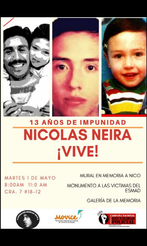 NICOLAS NEIRA – 13 AÑOS DE IMPUNIDAD