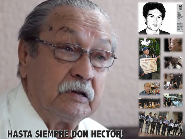 «Gracias don Héctor». Murió el padre de uno de los desaparecidos del Palacio de Justicia Hector Beltrán