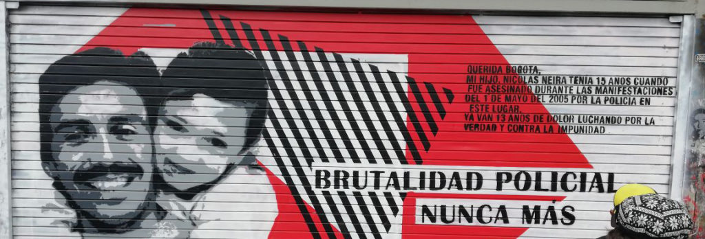 dhColombia A Nicolás Neira en su cumpleaños, de su padre Mural Nicolás Neira 0