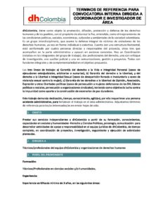 dhColombia TERMINOS DE REFERENCIA COORDINACIÓN CIJ ALEMANIA TERMINOS DE REFERENCIA COORDINACIÓN CIJ ALEMANIA 1 pdf
