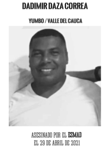 dhColombia Víctimas asesinadas por la Policía Nacional / Esmad Diapositiva074