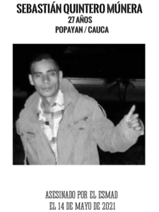 dhColombia Víctimas asesinadas por la Policía Nacional / Esmad Diapositiva106