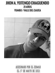 dhColombia Víctimas asesinadas por la Policía Nacional / Esmad Diapositiva107