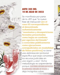 dhColombia La JEP y el auto 305 de 2023 03 La JEP y el Auto 305 de 20233 dhColombia