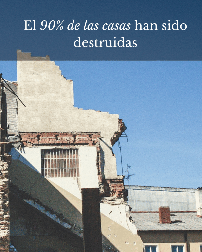 dhColombia Gaza: entre la destrucción, desplazamiento masivo y genocidio ante los ojos del mundo El 90 de las casas han sido destruidas